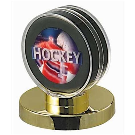 Gold Base Puck Holder .